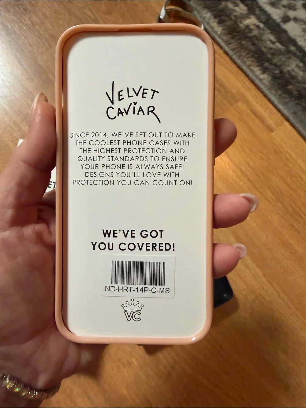 Velvet Caviar Pink Layered Heart iPhone Case New in Box